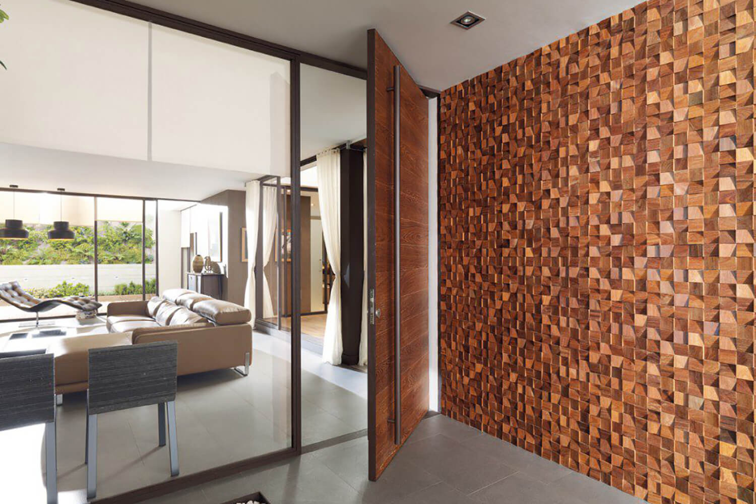Преимущества и недостатки деревянной мозаики для стен